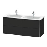 Duravit Meuble sous lavabo XSquare 128x47,8x56 cm, 4 tiroirs, suspendu, graphite mat
