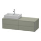 Duravit Meuble sous lavabo XSquare 140x54,8x40 cm, 4 tiroirs, blanc laqué, bois, st-g m-1