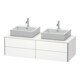Duravit Meuble sous-lavabo XSquare 140x54,8x40 cm, 4 tiroirs, blanc mat-1