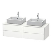 Duravit Meuble sous-lavabo XSquare 140x54,8x40 cm, 4 tiroirs, blanc mat