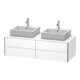Duravit Meuble sous-lavabo XSquare 140x54,8x40 cm, 4 tiroirs, blanc mat, suspendu-1