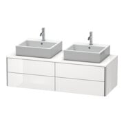 Duravit Meuble sous lavabo XSquare 140x54,8x40 cm, 4 tiroirs, blanc satin mat-5