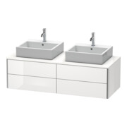 Duravit Meuble sous lavabo XSquare 140x54,8x40 cm, 4 tiroirs, graph m-5