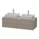 Duravit Meuble sous-lavabo XSquare 140x54,8x40 cm, 4 tiroirs, suspendu, bas. m-1