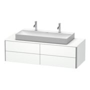 Duravit Meuble sous-lavabo XSquare 140x54,8x40 cm, 4 tiroirs, suspendu, blanc mat-1