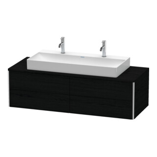 Duravit Meuble sous lavabo XSquare 140x54,8x40 cm, 4 tiroirs, suspendu, blanc œuf