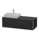 Duravit Meuble sous-lavabo XSquare 140x54,8x40 cm, 4 tiroirs, wd, B l, graphite mat-1