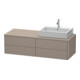 Duravit Meuble sous-lavabo XSquare 140x54,8x40 cm, 4 tiroirs, wd, B re, bas. m-1