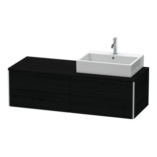 Duravit Meuble sous lavabo XSquare 140x54,8x40 cm, 4 tiroirs, wd, Beck. dr, Ei sw