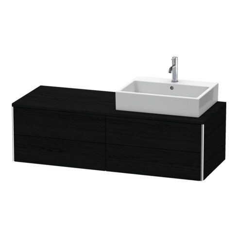 Duravit Meuble sous lavabo XSquare 140x54,8x40 cm, 4 tiroirs, wd, Beck. dr, Ei sw