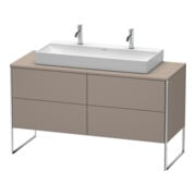 Duravit Meuble sous-lavabo XSquare 140x54,8x77,8cm, 4 tiroirs, debout, basique m