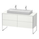 Duravit Meuble sous lavabo XSquare 140x54,8x77,8cm, 4 tiroirs, st, No we mat-1