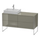 Duravit Meuble sous-lavabo XSquare 140x77,8x53,8 cm, 4 tiroirs, brillant blanc-1