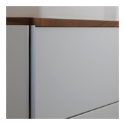 Duravit Meuble sous lavabo XSquare 140x77,8x53,8 cm, 4 tiroirs, st, B g, graph m-4