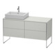 Duravit Meuble sous-lavabo XSquare 140x77,8x53,8 cm, 4 tiroirs, st, B l, bg m-1