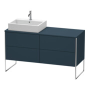 Duravit Meuble sous-lavabo XSquare 140x77,8x53,8 cm, 4 tiroirs, st, B l, bl m