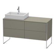 Duravit Meuble sous-lavabo XSquare 140x77,8x53,8 cm, 4 tiroirs, st, B l, f G m