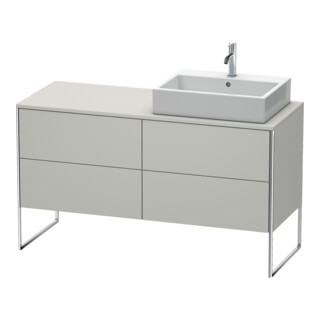 Duravit Meuble sous lavabo XSquare 140x77,8x53,8 cm, 4 tiroirs, st, B r, bg m