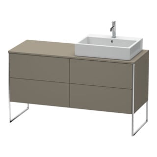 Duravit Meuble sous lavabo XSquare 140x77,8x53,8 cm, 4 tiroirs, st, B r, f G m