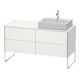 Duravit Meuble sous lavabo XSquare 140x77,8x53,8 cm, 4 tiroirs, st, B r, No w m-1