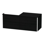 Duravit Meuble sous lavabo XSquare 140x77,8x53,8cm, 4 tiroirs, st, B gauche, blanc œuf