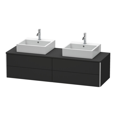 Duravit Meuble sous-lavabo XSquare 160x54,8x40 cm, 4 tiroirs, B bs, wd, gris mat