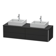 Duravit Meuble sous-lavabo XSquare 160x54,8x40 cm, 4 tiroirs, B bs, wd, gris mat