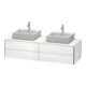 Duravit Meuble sous lavabo XSquare 160x54,8x40 cm, 4 tiroirs, blanc brillant-4