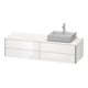 Duravit Meuble sous-lavabo XSquare 160x54,8x40 cm, 4 tiroirs, blanc brillant, droite-1