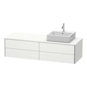 Duravit Meuble sous-lavabo XSquare 160x54,8x40 cm, 4 tiroirs, blanc mat-1