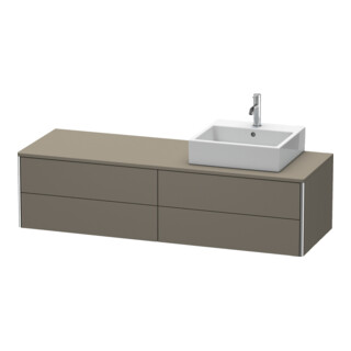 Duravit Meuble sous-lavabo XSquare 160x54,8x40 cm, 4 tiroirs, blanc mat