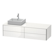 Duravit Meuble sous lavabo XSquare 160x54,8x40 cm, 4 tiroirs, graphite mat-5