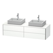 Duravit Meuble sous lavabo XSquare 160x54,8x40 cm, 4 tiroirs, suspendu, blanc mat-1