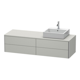 Duravit Meuble sous-lavabo XSquare 160x54,8x40cm, 4 tiroirs, wd, B re, béton m