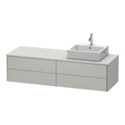 Duravit Meuble sous-lavabo XSquare 160x54,8x40cm, 4 tiroirs, wd, B re, béton m
