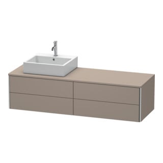 Duravit Meuble sous lavabo XSquare 160x54,8x40cm, 4 tiroirs, wd, G gauche, bas. m