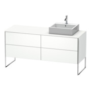 Duravit Meuble sous-lavabo XSquare 160x54,8x77,8 cm, 4 tiroirs, blanc mat-1