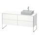 Duravit Meuble sous lavabo XSquare 160x54,8x77,8 cm, 4 tiroirs, blanc mat-1
