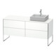 Duravit Meuble sous-lavabo XSquare 160x54,8x77,8 cm, 4 tiroirs, blanc mat, droite-1