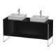 Duravit Meuble sous-lavabo XSquare 160x54,8x77,8 cm, 4 tiroirs, deb., blanc brillant-1
