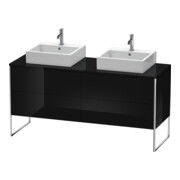 Duravit Meuble sous-lavabo XSquare 160x54,8x77,8 cm, 4 tiroirs, deb., blanc brillant-1