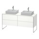Duravit Meuble sous-lavabo XSquare 160x54,8x77,8 cm, 4 tiroirs, debout, blanc mat s-matt-1