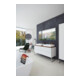Duravit Meuble sous-lavabo XSquare 160x54,8x77,8 cm, 4 tiroirs, debout, blanc mat s-matt