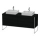 Duravit Meuble sous lavabo XSquare 160x54,8x77,8 cm, 4 tiroirs, debout, blanc œuf-1