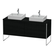 Duravit Meuble sous lavabo XSquare 160x54,8x77,8 cm, 4 tiroirs, debout, blanc œuf