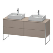 Duravit Meuble sous lavabo XSquare 160x54,8x77,8 cm, 4 tiroirs, posé, basique m-1