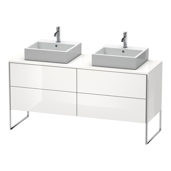 Duravit Meuble sous lavabo XSquare 160x54,8x77,8 cm, 4 tiroirs, posé, basique m
