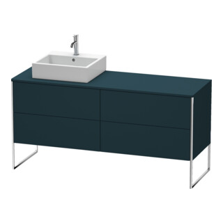 Duravit Meuble sous lavabo XSquare 160x54,8x77,8 cm, 4 tiroirs, st, B l, bl m