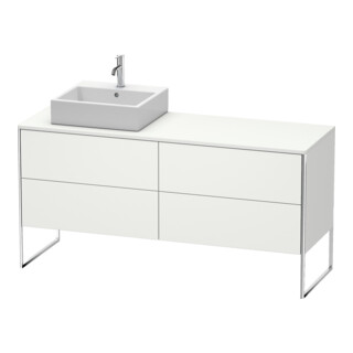 Duravit Meuble sous lavabo XSquare 160x54,8x77,8 cm, 4 tiroirs, st, B l, No w m