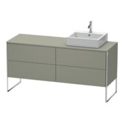 Duravit Meuble sous-lavabo XSquare 160x54,8x77,8 cm, 4 tiroirs, st, B r, st-g m